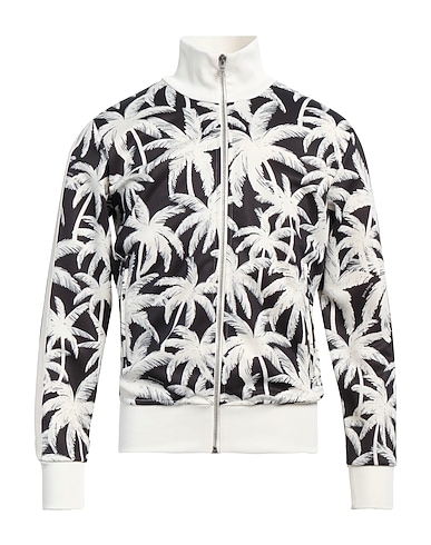 PALM ANGELS Sweatshirt Black 100% Polyester, Elastane