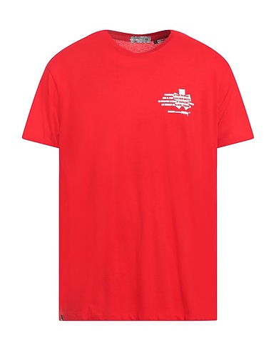 DANIELE ALESSANDRINI HOMME T-shirt Red 100% Organic cotton