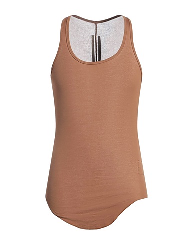 DRKSHDW by RICK OWENS Vest Brown 100% Cotton