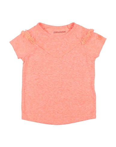 ZADIG&VOLTAIRE T-shirt Coral 65% Polyester, 35% Cotton