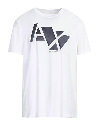 ARMANI EXCHANGE T-shirt Bianco 100% Cotone organico