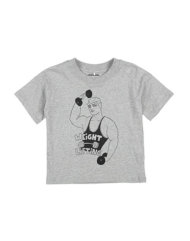 MINI RODINI T-shirt Light grey 100% Cotton