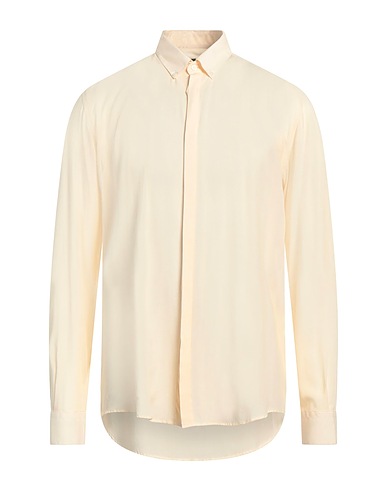 DANIELE ALESSANDRINI Solid colour shirt 100% Viscose