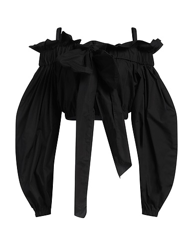 PATOU Top Black 100% Cotton