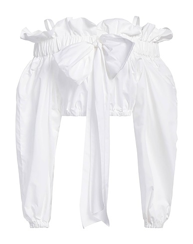 PATOU Top Bianco 100% Cotone