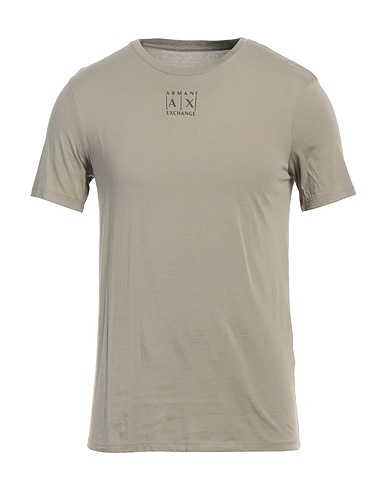 ARMANI EXCHANGE Basic T-Shirt Sage green 100% Pima Cotton