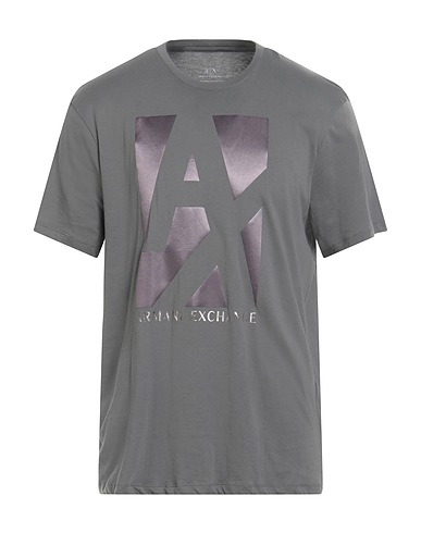 ARMANI EXCHANGE T-shirt Grey 100% Cotton