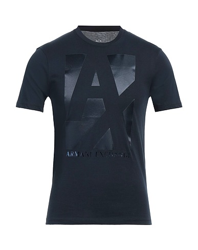ARMANI EXCHANGE T-shirt Midnight blue 100% Cotton