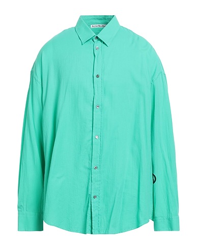 ACNE STUDIOS Shirts Green 100% Cotton