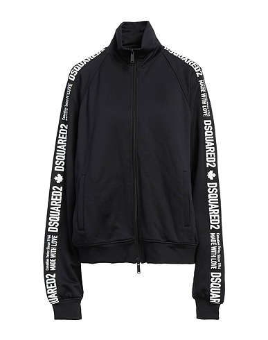 DSQUARED2 Sweatshirt Black 55% Polyamide, 45% Cotton