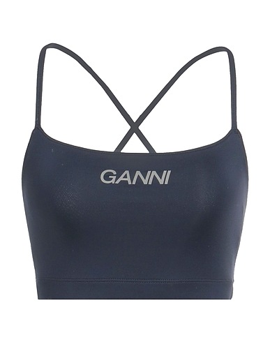 GANNI Top Midnight blue 75% Recycled nylon, 25% Elastane