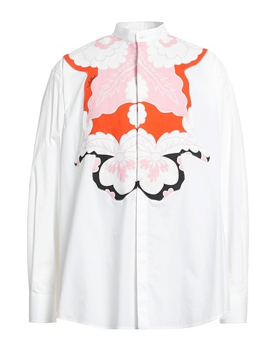 VALENTINO GARAVANI Patterned shirt White 100% Cotton, Hemp