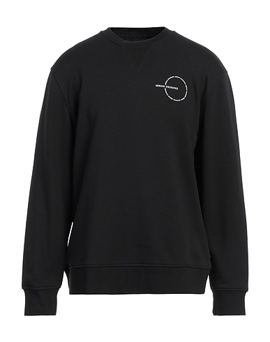 ARMANI EXCHANGE Sweatshirt Black 65% Cotton, 35% Polyester, Elastane