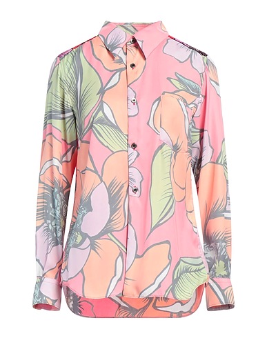COMME des GARÇONS Floral shirts & blouses Pink 100% Polyester