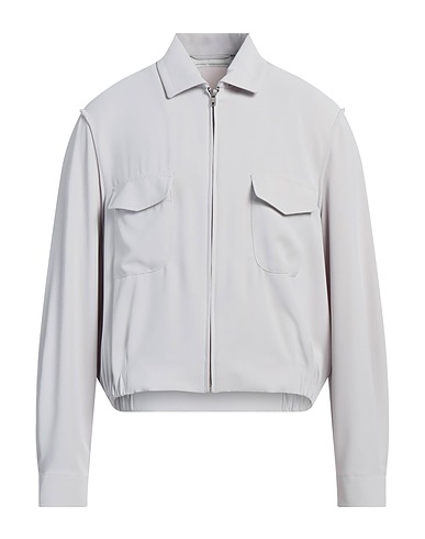 RANDOM IDENTITIES Solid color shirt Light grey 100% Polyester