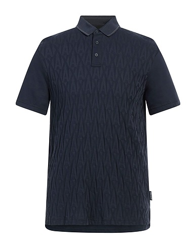 ARMANI EXCHANGE ポロシャツ ネイビー コットン 100%