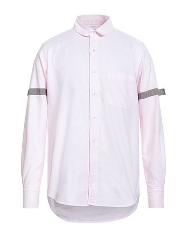 THOM BROWNE Camicia tinta unita Rosa 100% Cotone