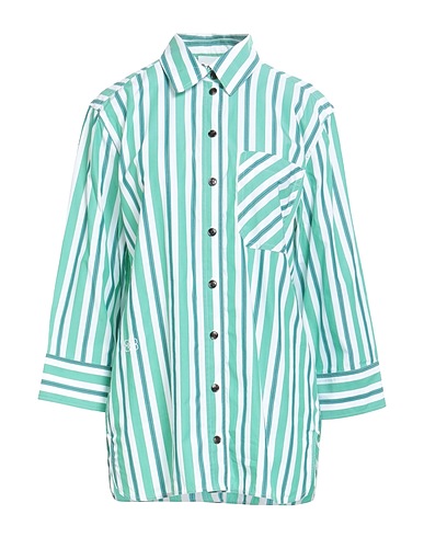 GANNI Striped shirt Green 100% Organic cotton