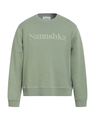 NANUSHKA Sweatshirt Sage green 50% Recycled cotton, 50% Organic cotton, Elastane