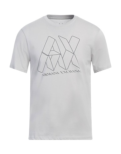 ARMANI EXCHANGE T-shirt Grey 100% Organic cotton