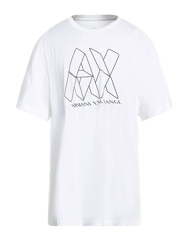 ARMANI EXCHANGE T-shirt Bianco 100% Cotone organico