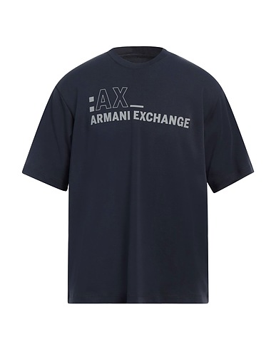ARMANI EXCHANGE T-shirt Navy blue 100% Cotton