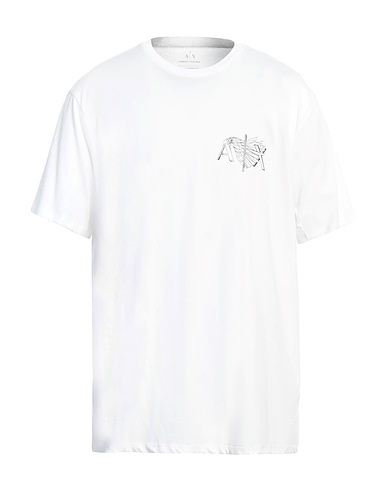 ARMANI EXCHANGE T-shirt Bianco 100% Cotone organico