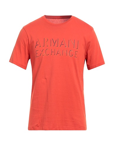 ARMANI EXCHANGE T-shirt Ruggine 100% Cotone