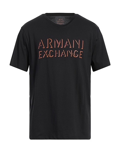 ARMANI EXCHANGE T-shirt Black 100% Cotton