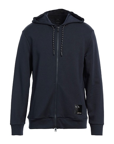ARMANI EXCHANGE Sweat-shirt Bleu marine 100% Coton, Élasthanne