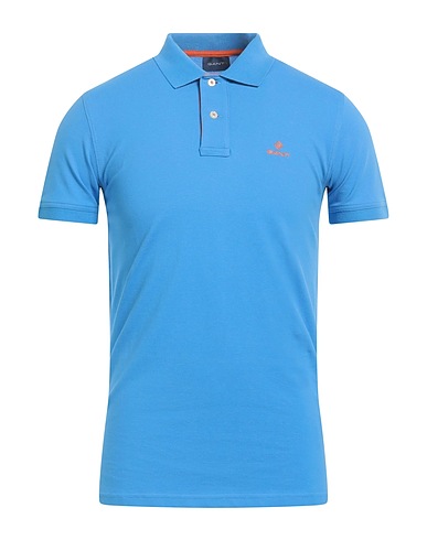 GANT Polo AZZURRO 96% Coton, 4% Élasthanne