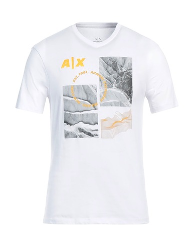 ARMANI EXCHANGE T-shirt Bianco 100% Cotone