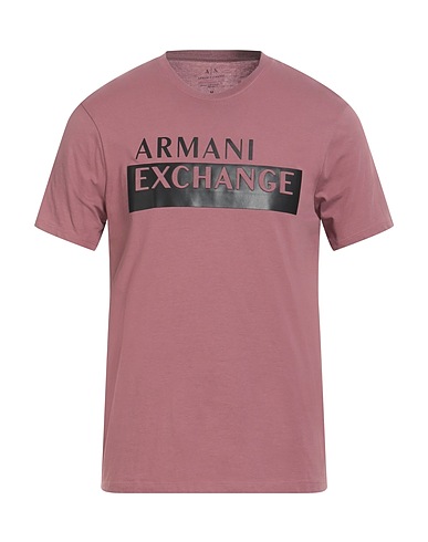 ARMANI EXCHANGE T-shirt Antique rose 100% Cotton