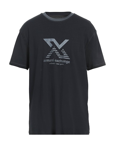 ARMANI EXCHANGE T-shirt Midnight blue 100% Cotton