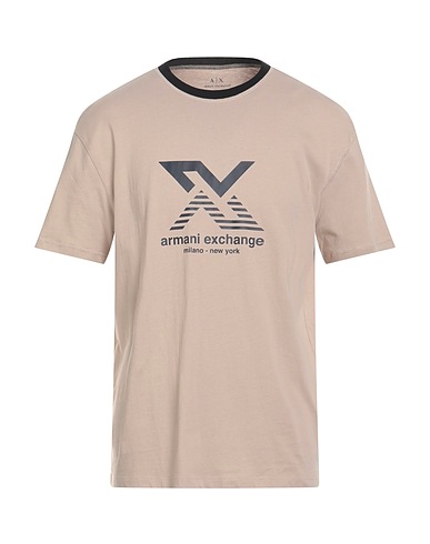 ARMANI EXCHANGE Футболка Бежевый 100% Хлопок