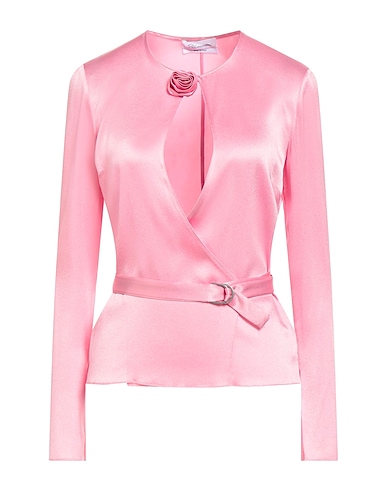 BLUMARINE Top Pink 55% Acetate, 45% Silk