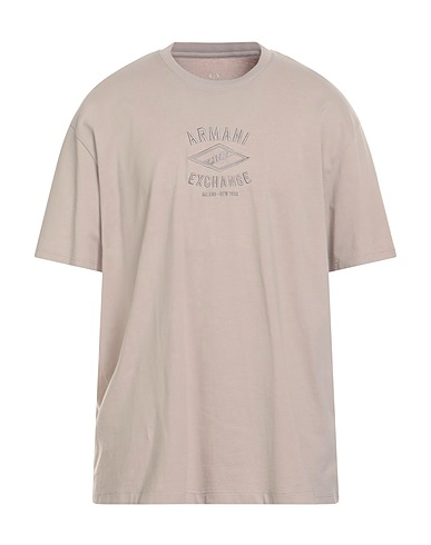 ARMANI EXCHANGE T-shirt Light grey 100% Cotton