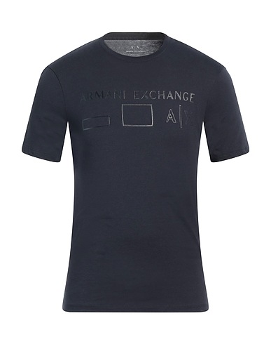 ARMANI EXCHANGE T-shirt Blu navy 100% Cotone