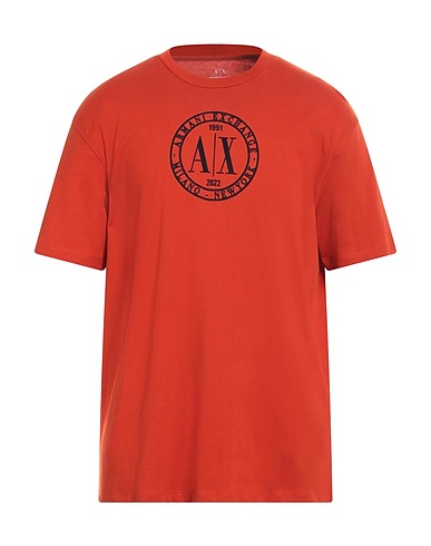 ARMANI EXCHANGE T-shirt Ruggine 100% Cotone