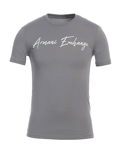 ARMANI EXCHANGE T-shirt Grey 100% Cotton