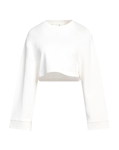 COURRÈGES Felpa Avorio 100% Cotone