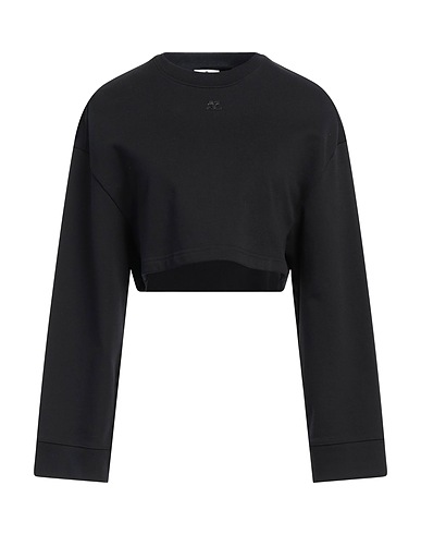 COURRÈGES Sweatshirt Black 100% Cotton