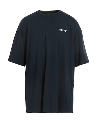 ARMANI EXCHANGE T-shirt Midnight blue 100% Cotton