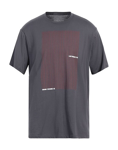 ARMANI EXCHANGE T-shirt Piombo 100% Cotone