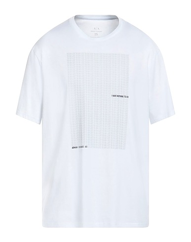 ARMANI EXCHANGE T-shirt Bianco 100% Cotone