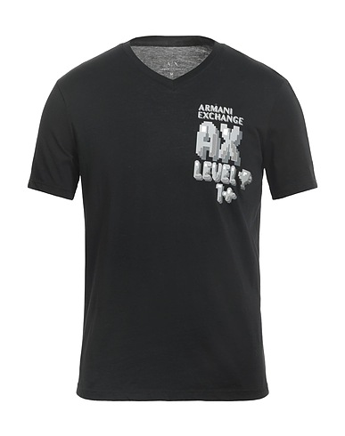 ARMANI EXCHANGE T-shirt Black 100% Cotton