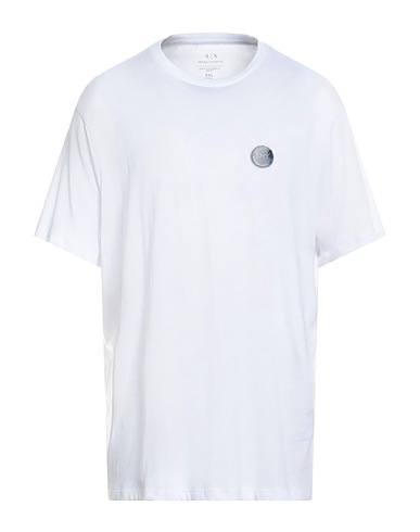 ARMANI EXCHANGE Basic T-Shirt Weiß 100% Baumwolle
