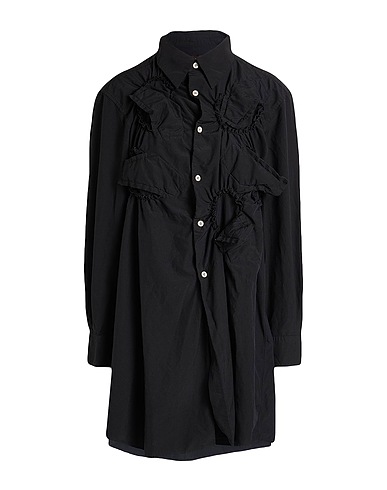 COMME des GARÇONS Solid colour shirts & blouses Black 100% Polyester