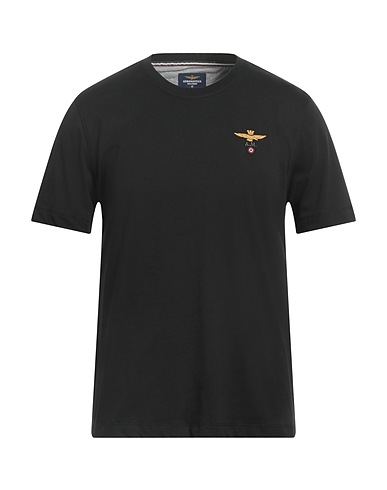 AERONAUTICA MILITARE T-shirt Nero 100% Cotone