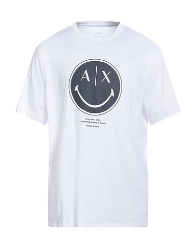 ARMANI EXCHANGE T-shirts SMILEY WORLD X ARMANI EXCHANGE 100% Baumwolle